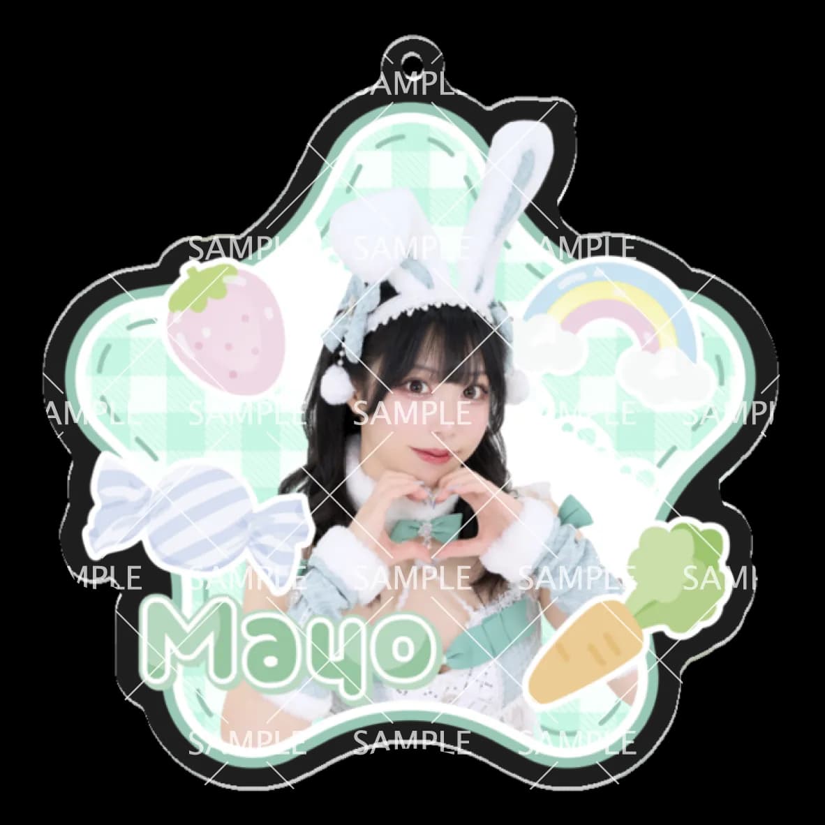 イースター まよ 実写アクリルキーホルダー