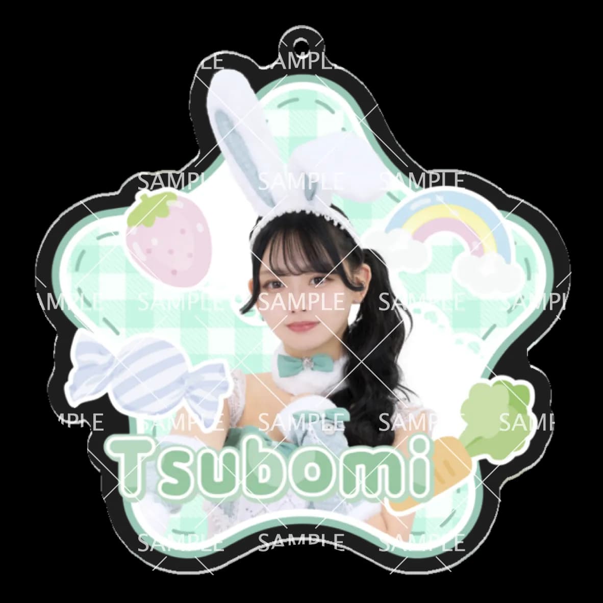 イースター つぼみ 実写アクリルキーホルダー