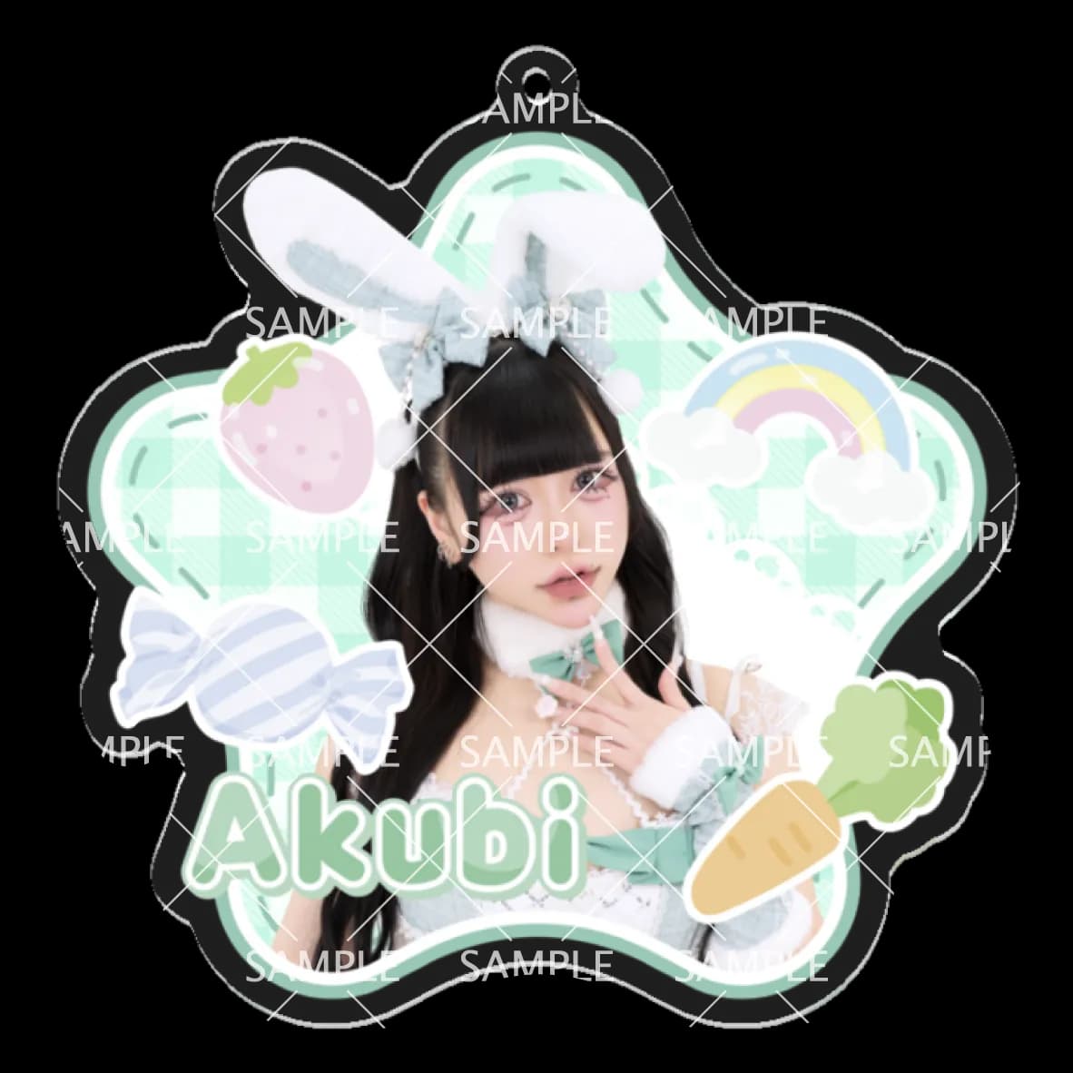 イースター あくび 実写アクリルキーホルダー